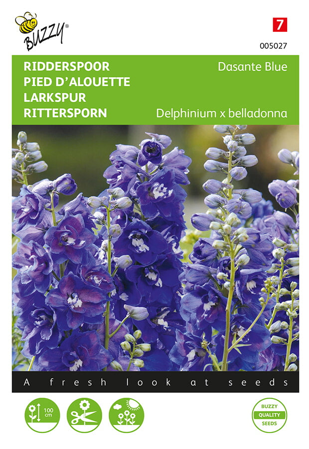 Jaloritarinkannus Dasante Blue siemenpussi edestä – Buzzy®