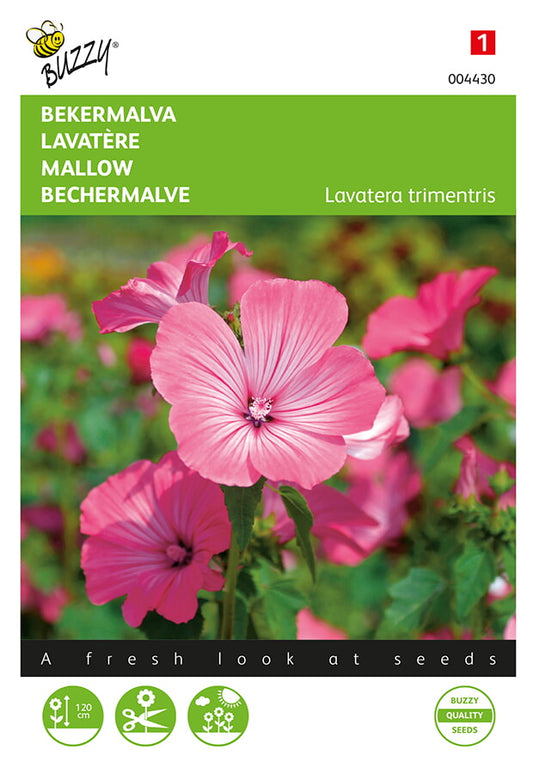 Kesämalvikki Pink Red siemenpussi edestä – Buzzy®