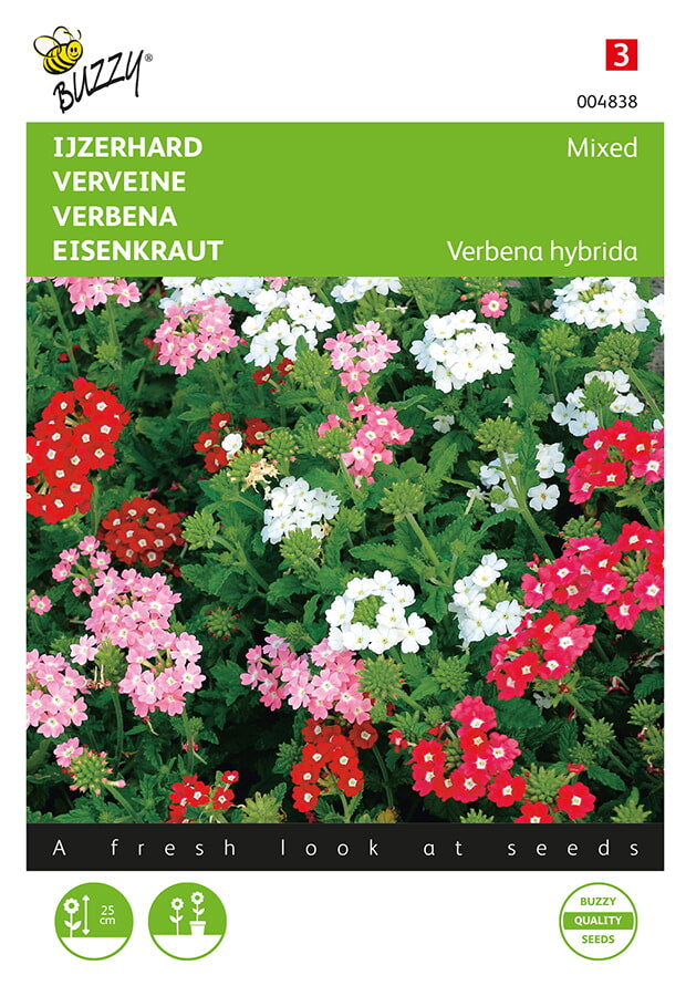 Verbena matala sekoitus siemenpussi edestä – Buzzy®